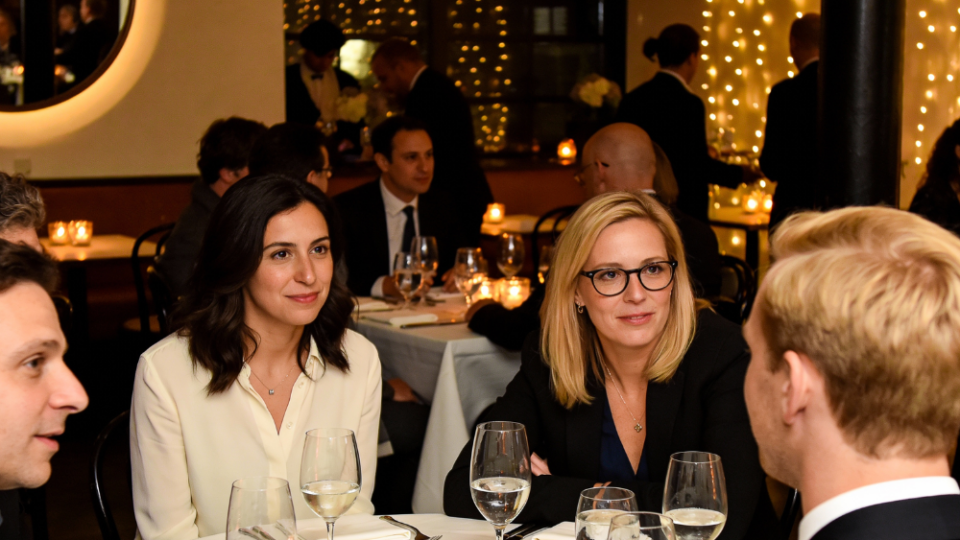 Private executive dinners in london