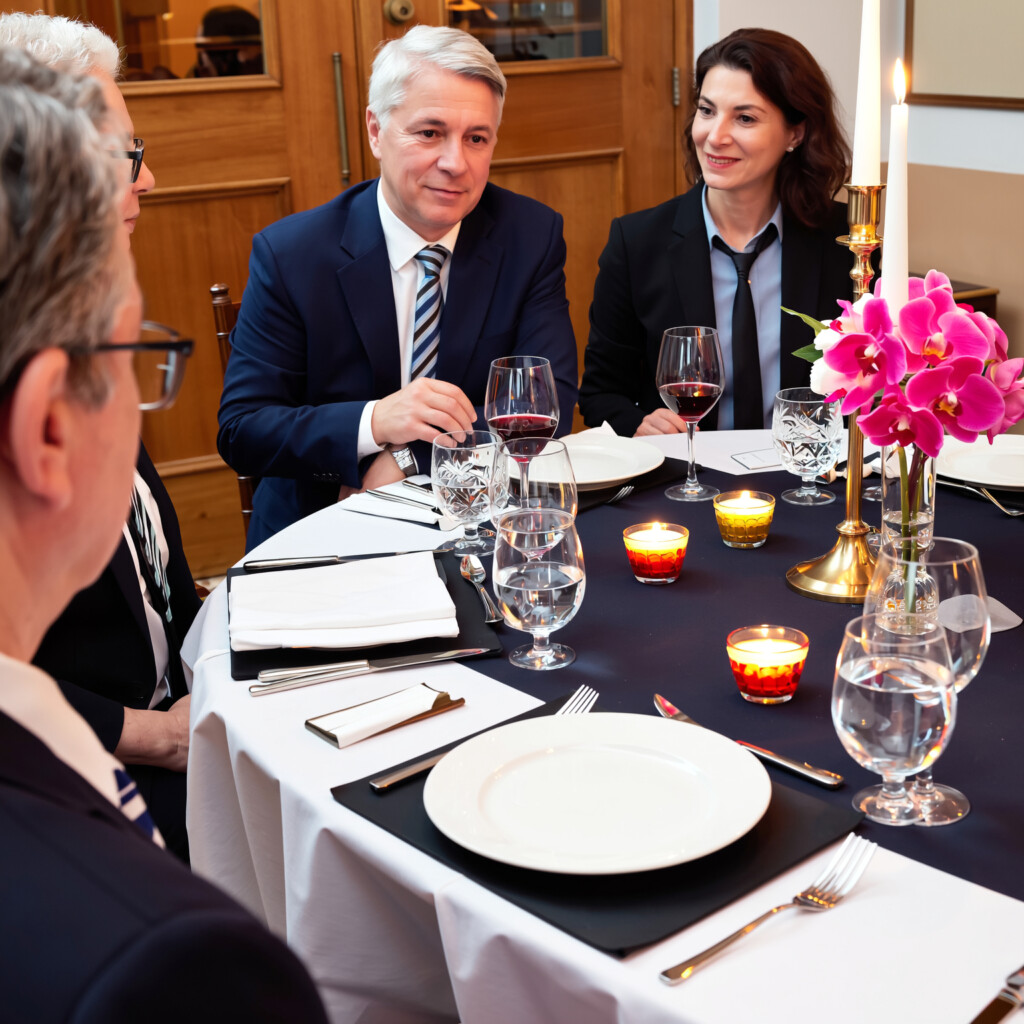 Senior leaders at executive dinners event in London